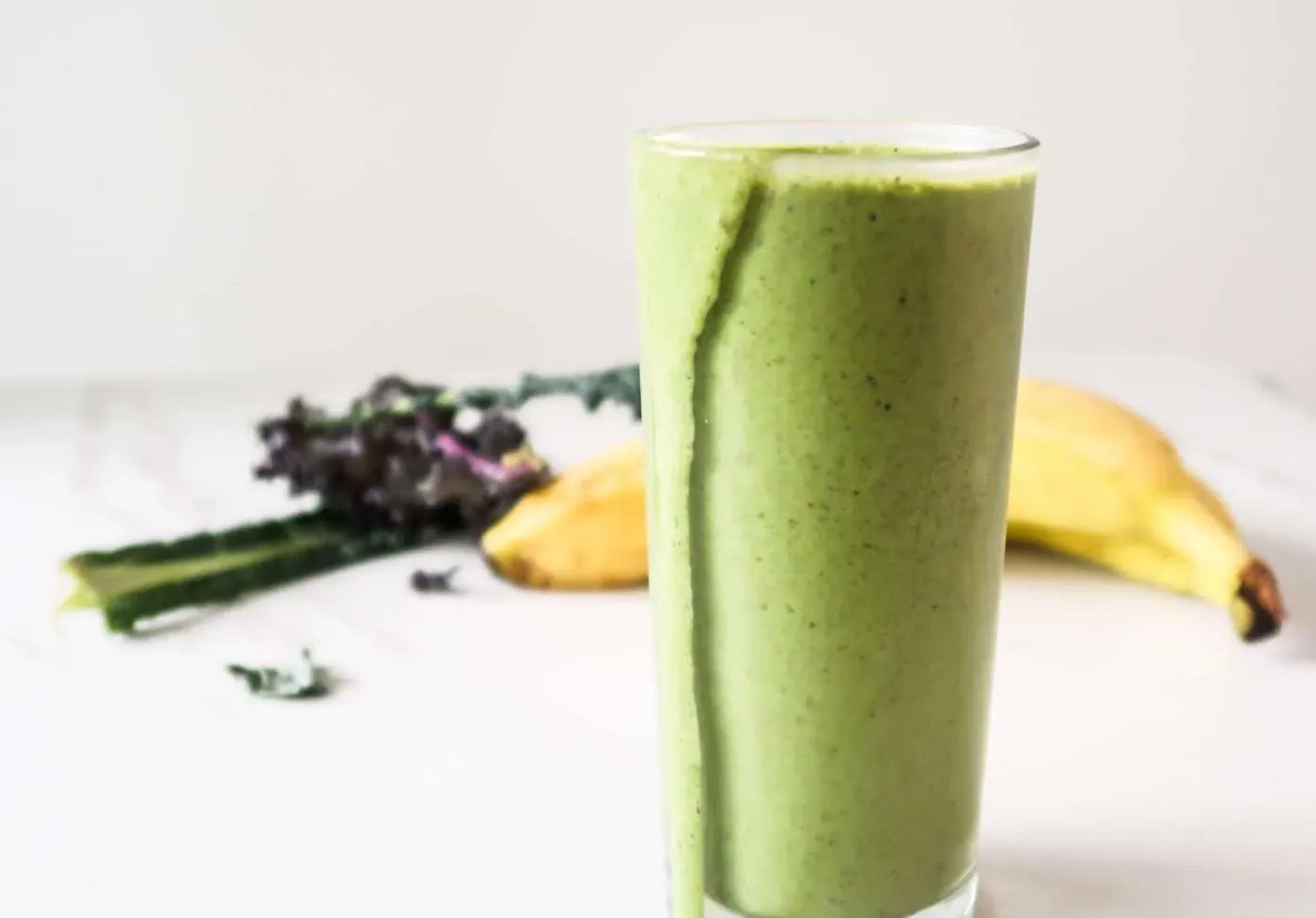 Green breakfast smoothie