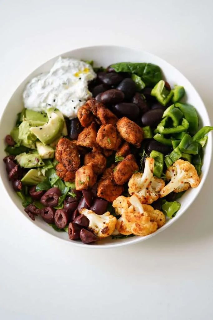 These Black Bean Chicken Avocado Bowls are the solid fast and simple meal prep lunch. Packed with protein and fiber, this balanced meal is…