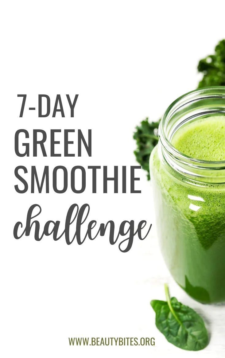 Green smoothie challenge for 7 days