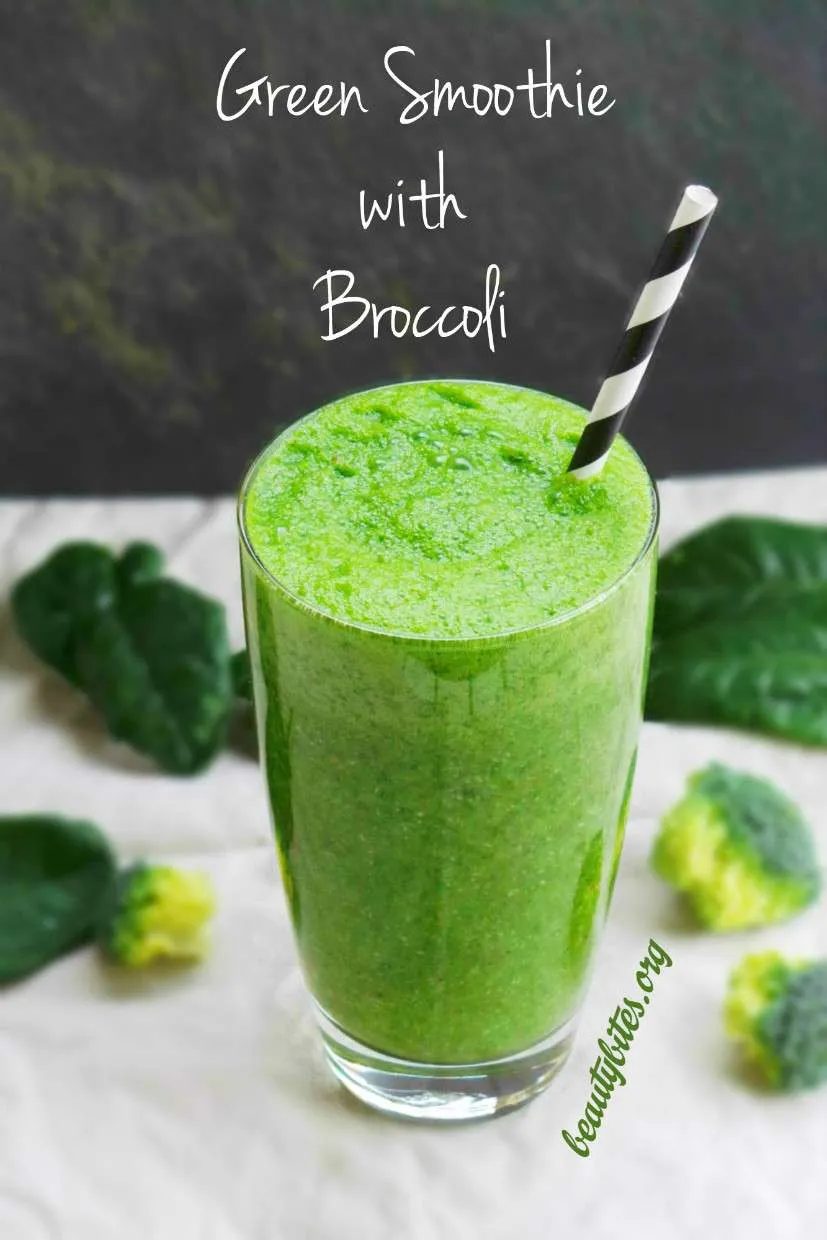 Green smoothie broccoli experiment