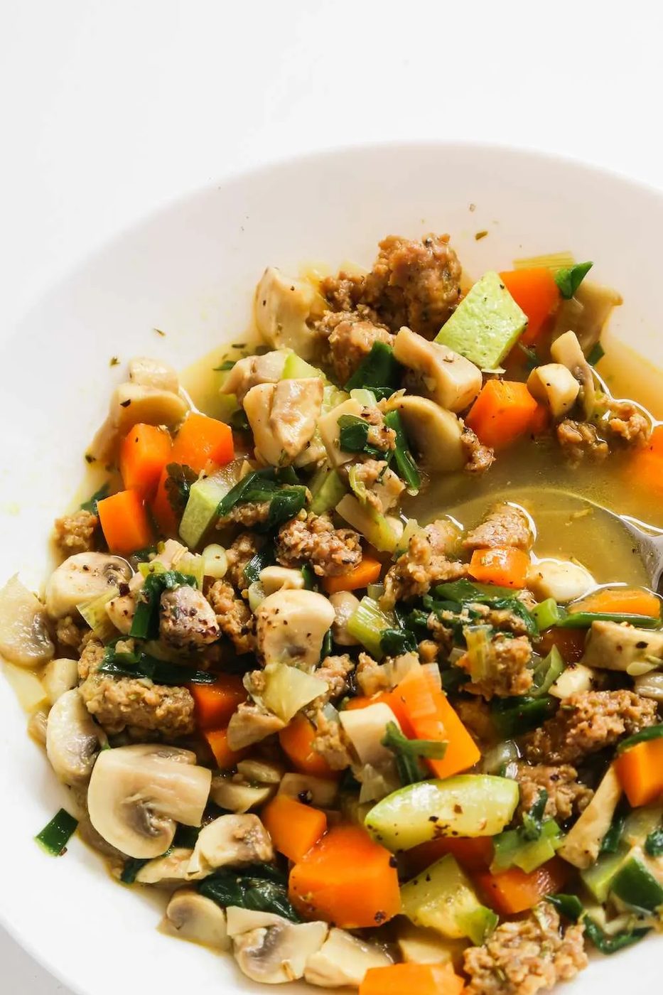 Ground turkey soup, anti-inflammatory