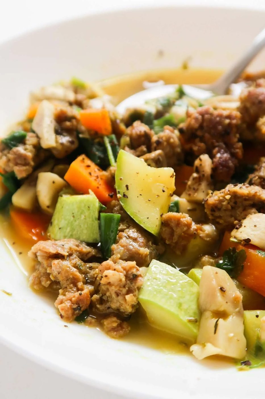 Ground turkey soup, anti-inflammatory