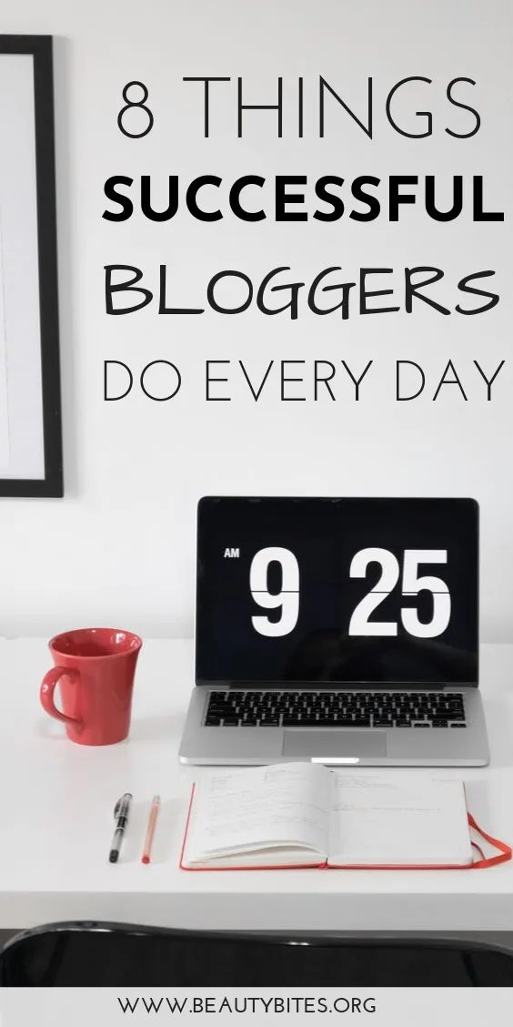 8 habits of successful bloggers
