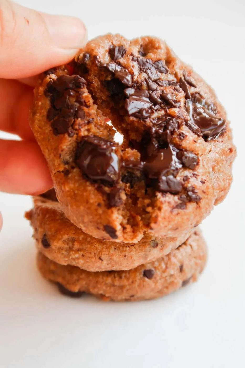 Almond butter chocolate cookies, healthy