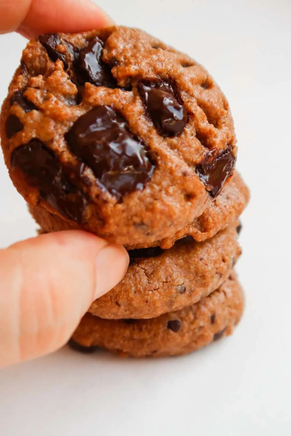 Almond butter chocolate cookies, healthy