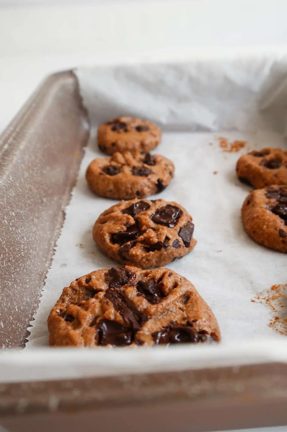 Almond butter chocolate cookies, healthy