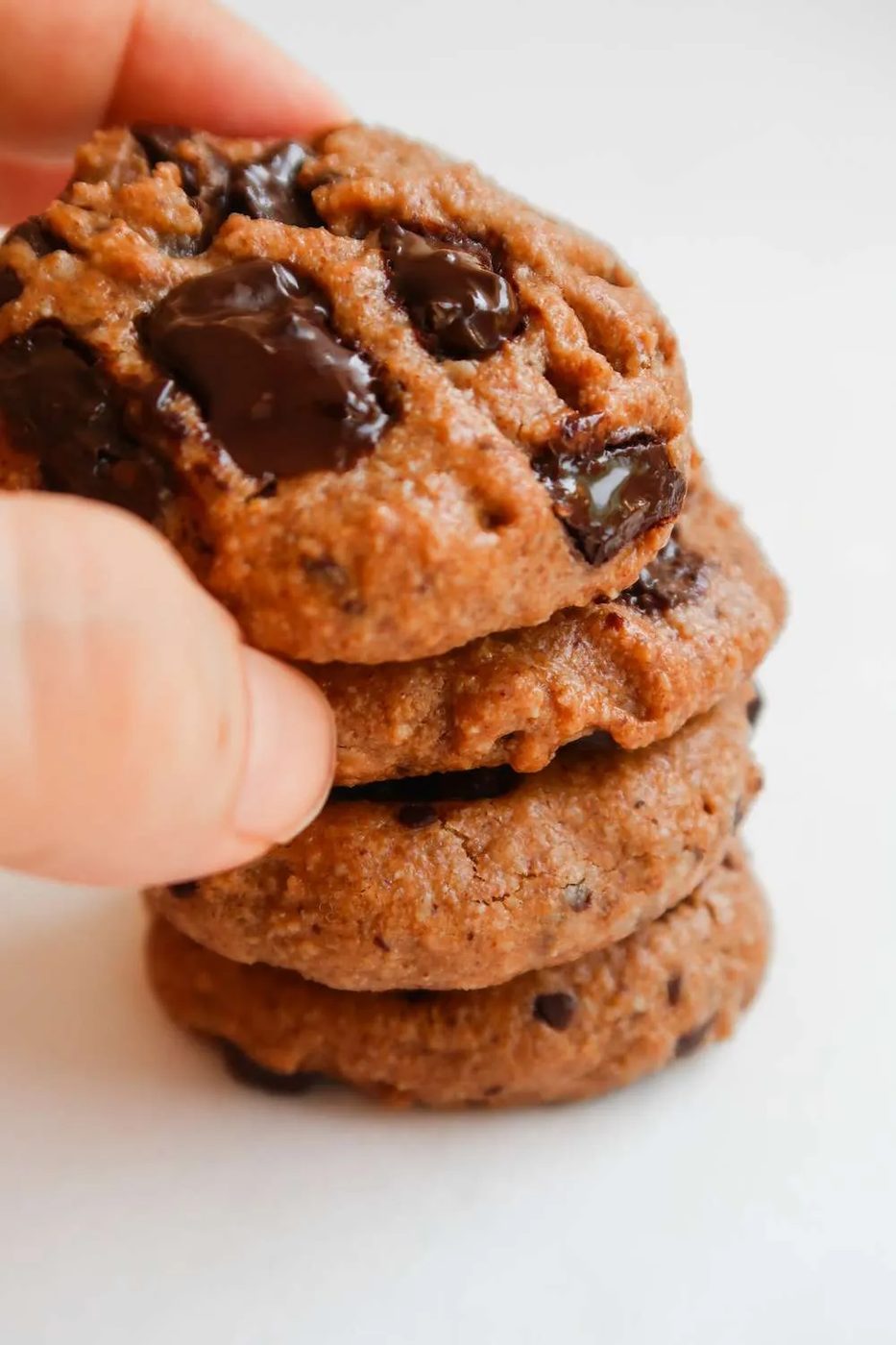Almond butter chocolate cookies, healthy