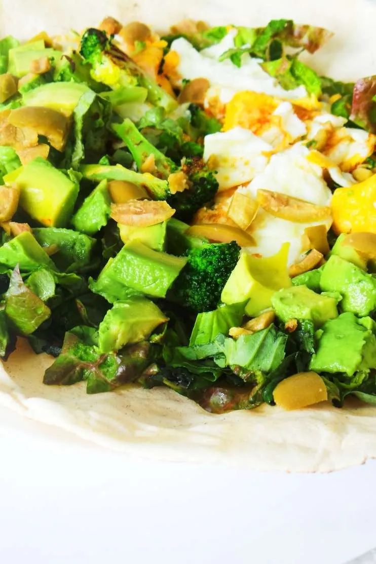 Our healthy breakfast wrap