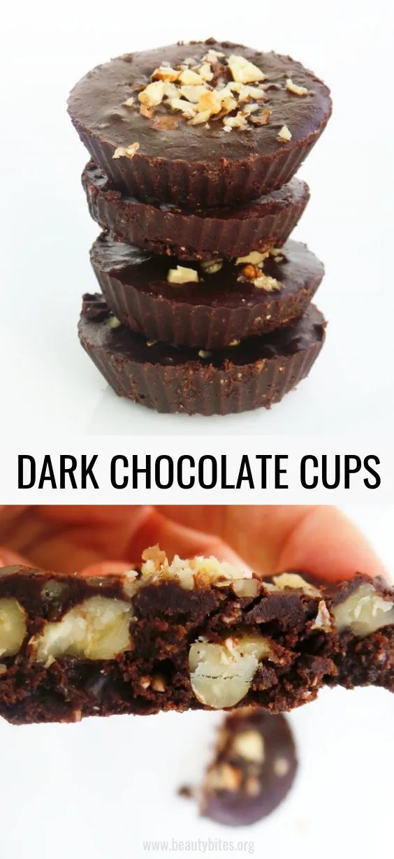 Chocolate cups recipe | paleo & vegan, healthy