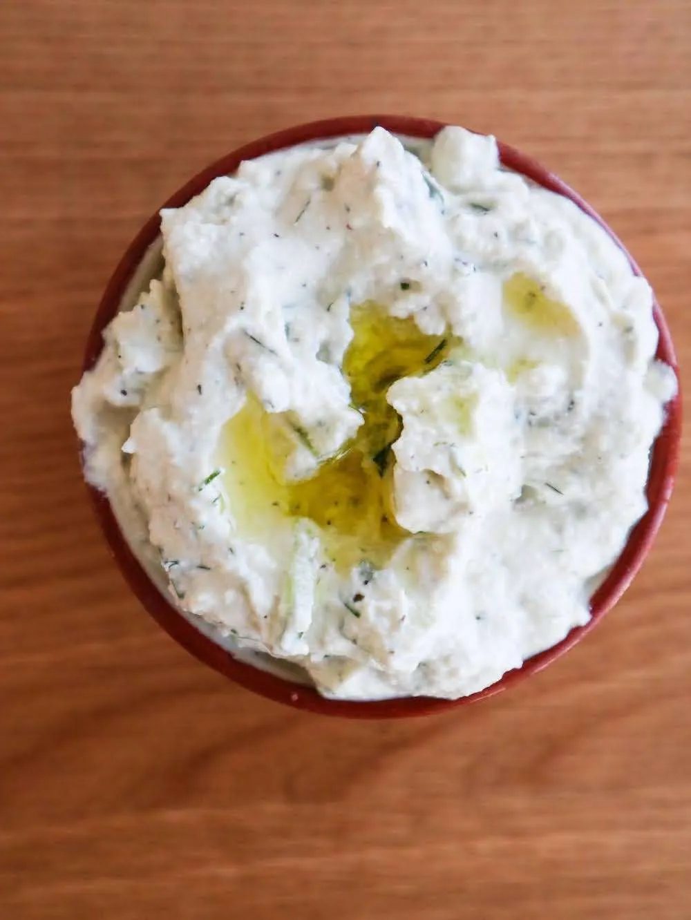 Tzatziki with vegan dairy-free version, healthy