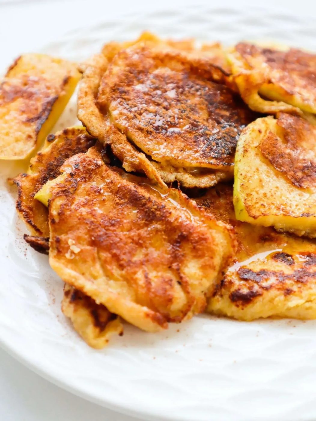 Apple french toast, healthy, breadless recipe