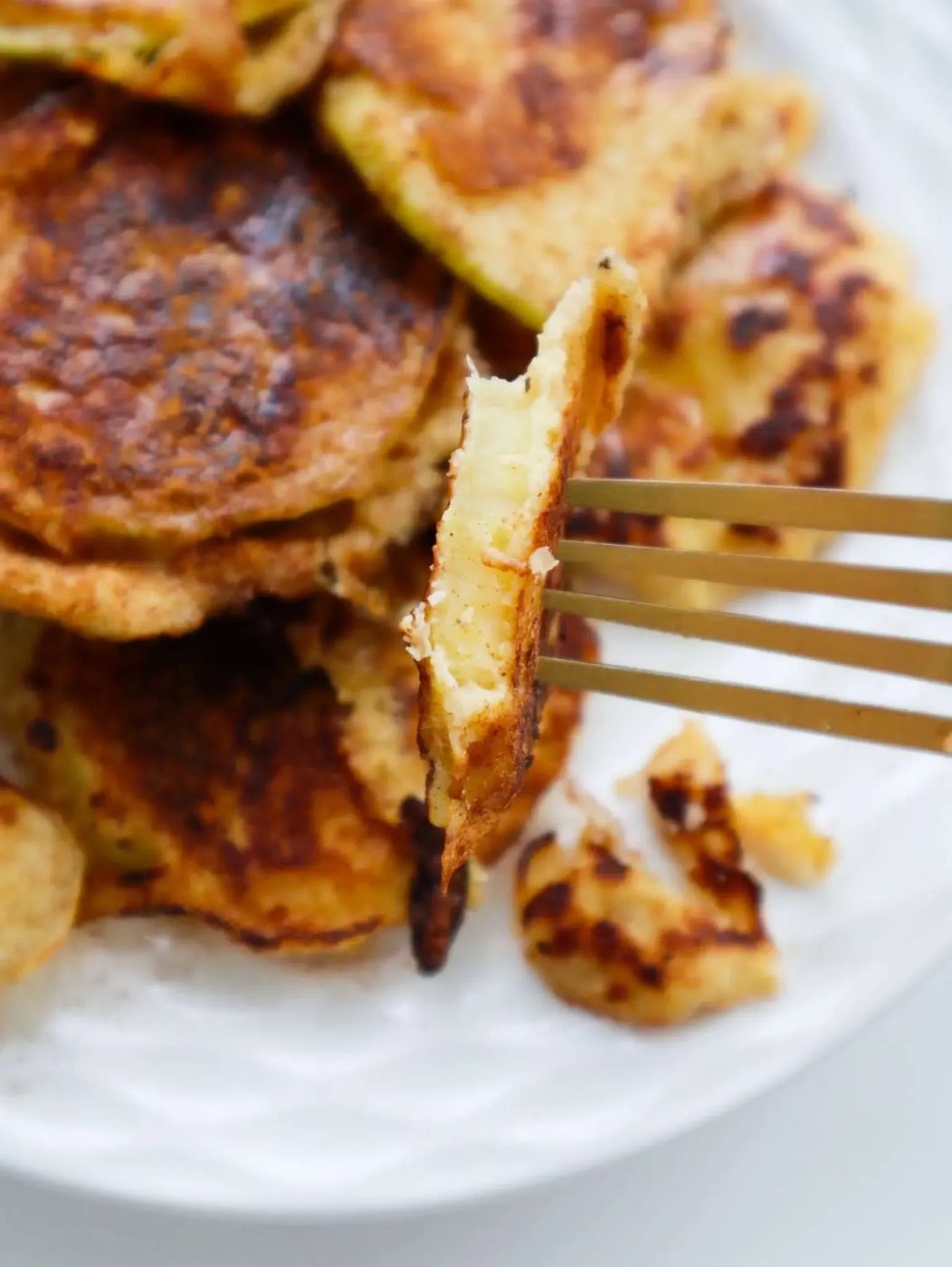 Apple french toast, healthy, breadless recipe