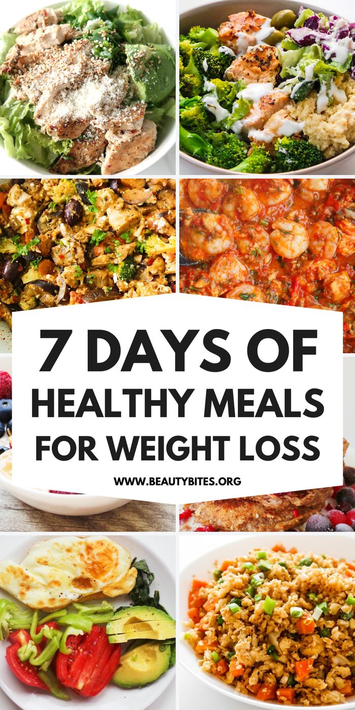 Meal plan for weight loss, healthy
