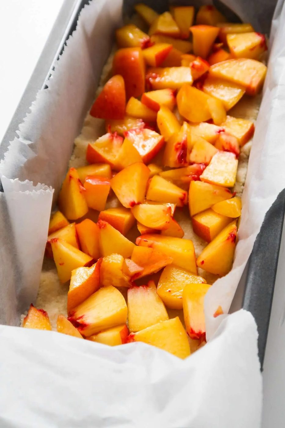 Peach crumble bars | vegan & paleo, healthy
