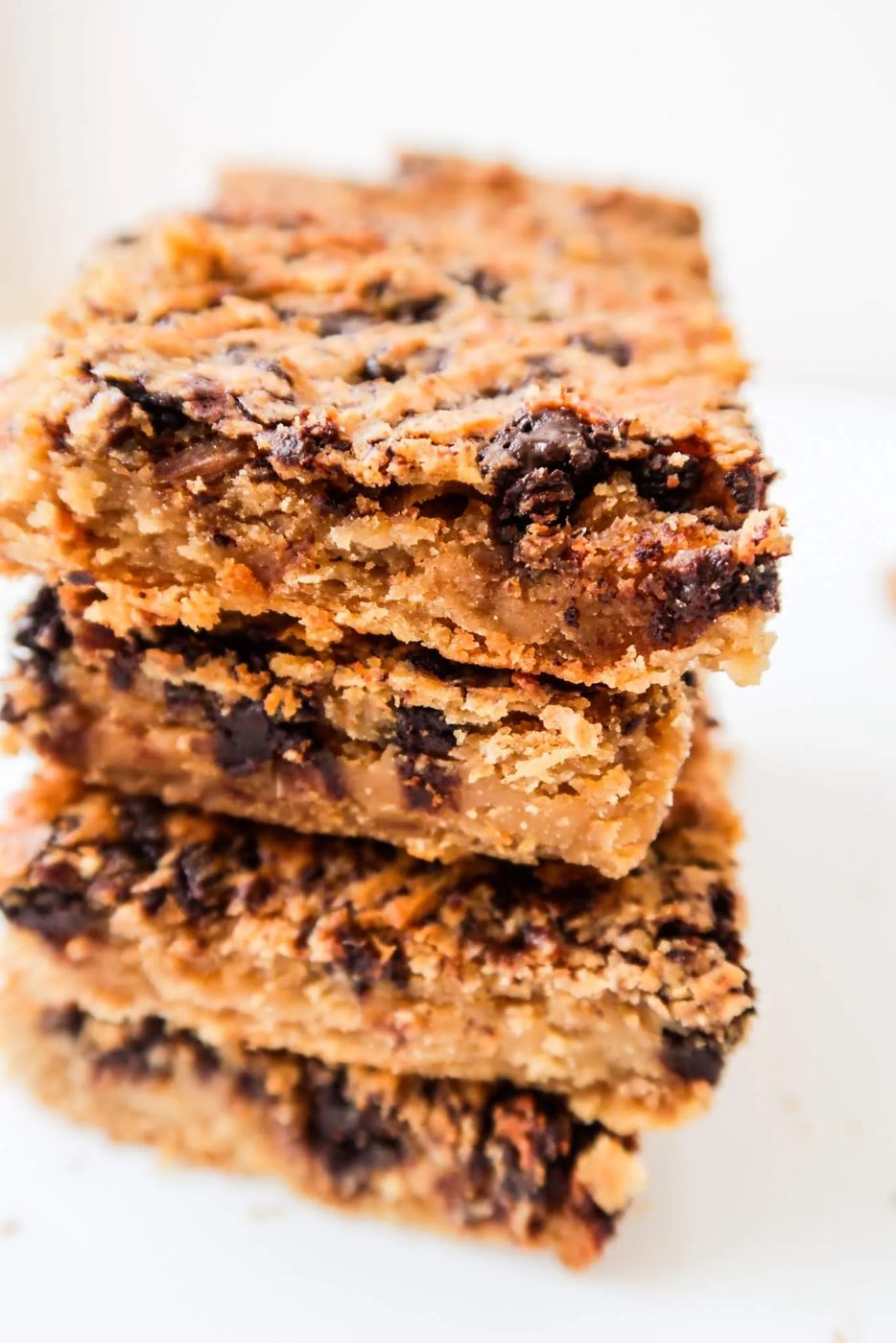 Peanut butter chickpea blondies, healthy