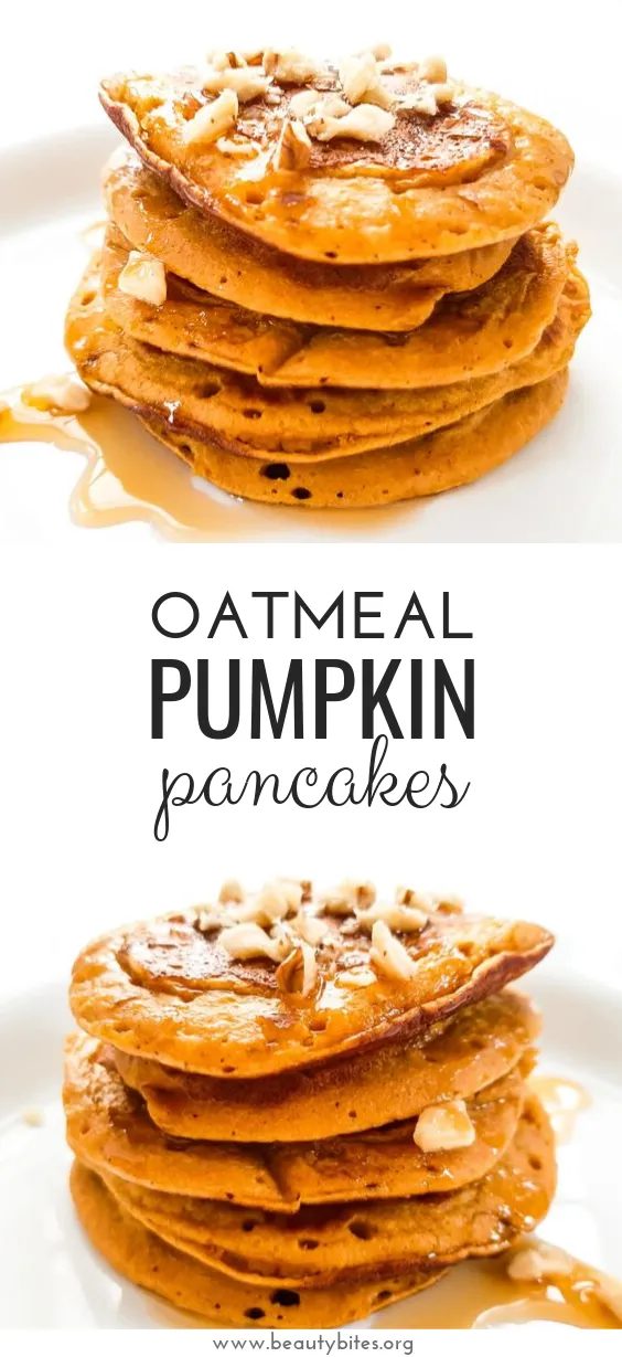 Pumpkin pancakes, healthy