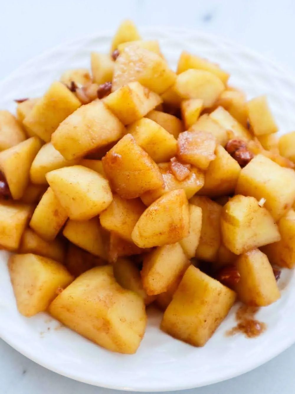 Sauteed apples, healthy, no sugar