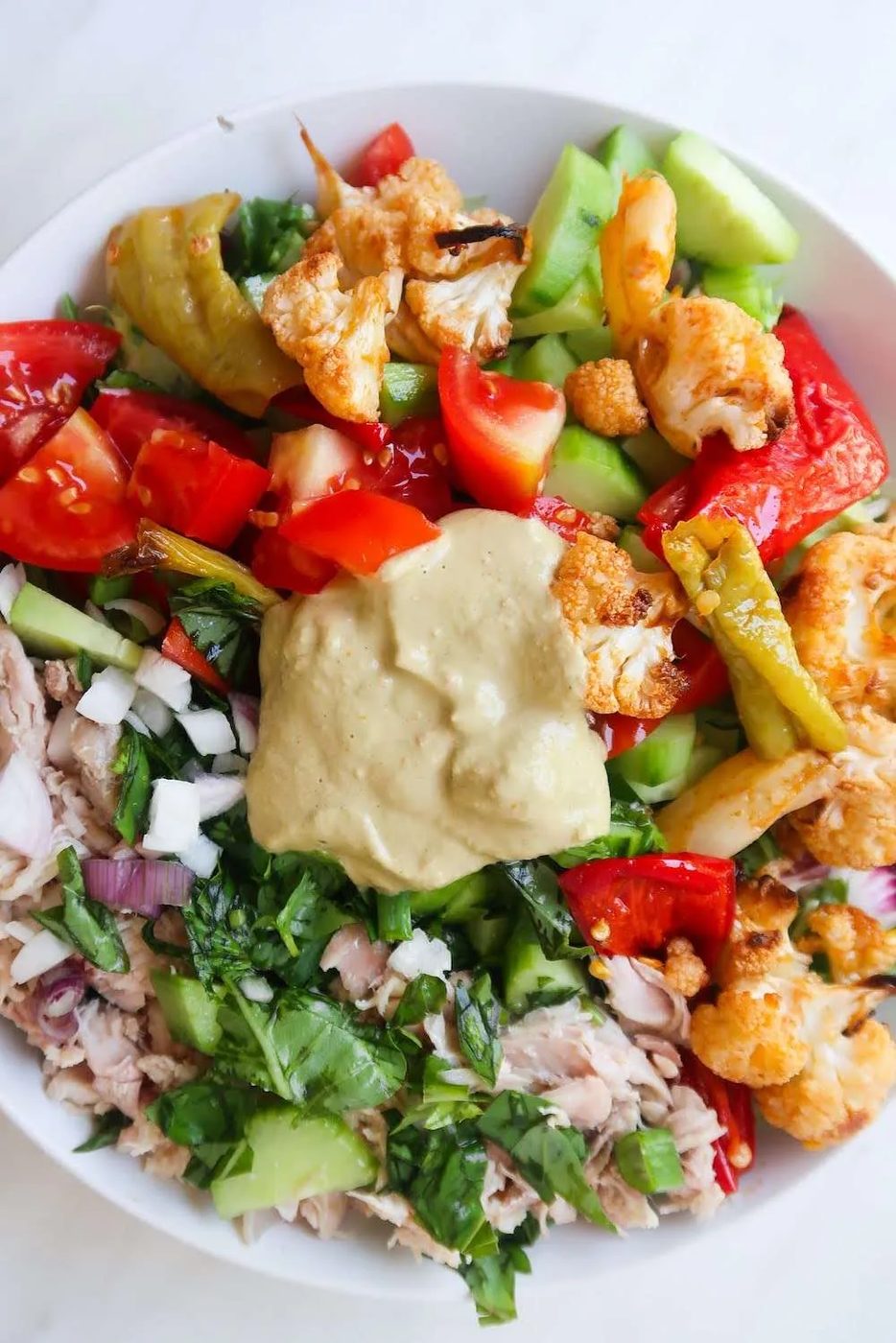 Shredded chicken salad | meal prep lunch, healthy