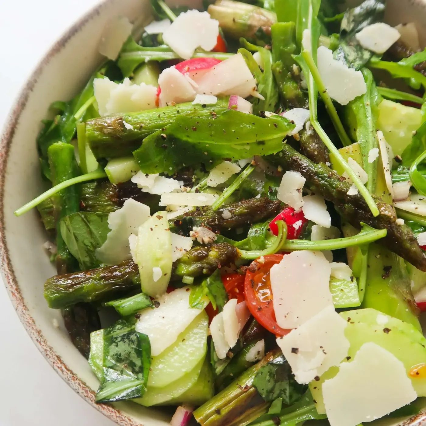 asparagus arugula salad