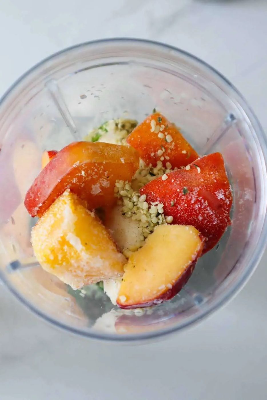 blend the smoothie