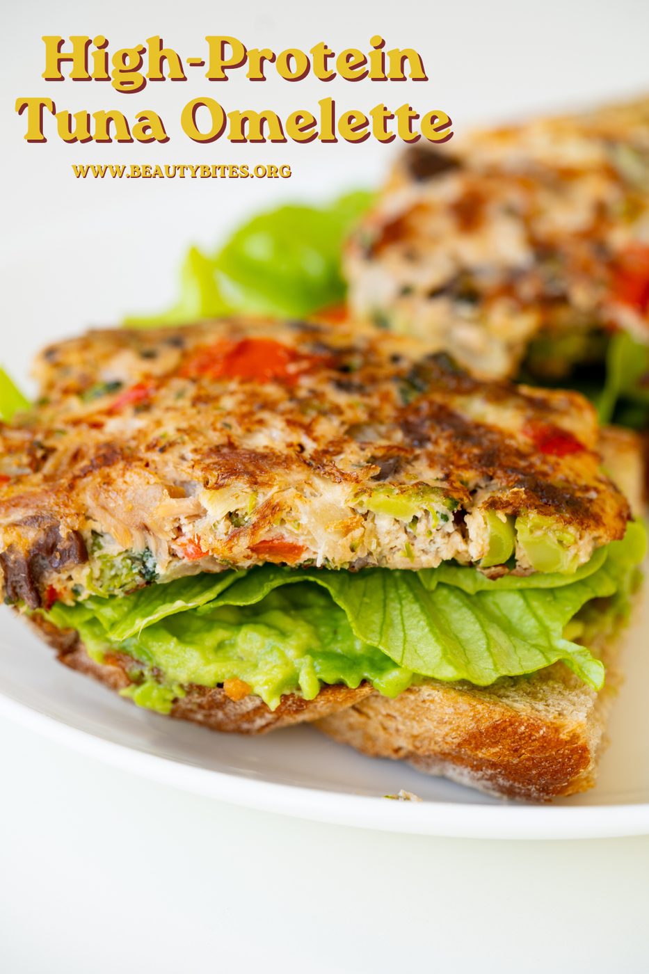 High-protein tuna omelette