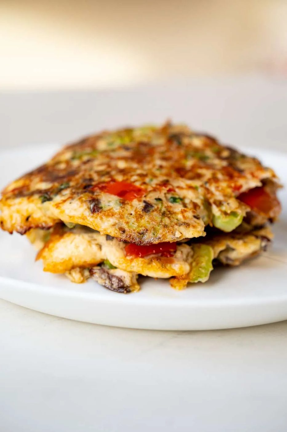 High-protein tuna omelette