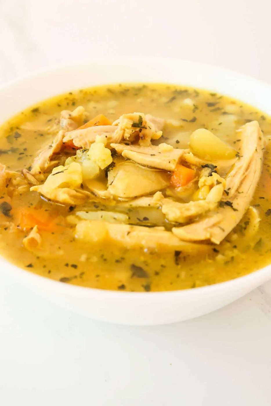 Home-cooked anti-inflammatory chicken soup
