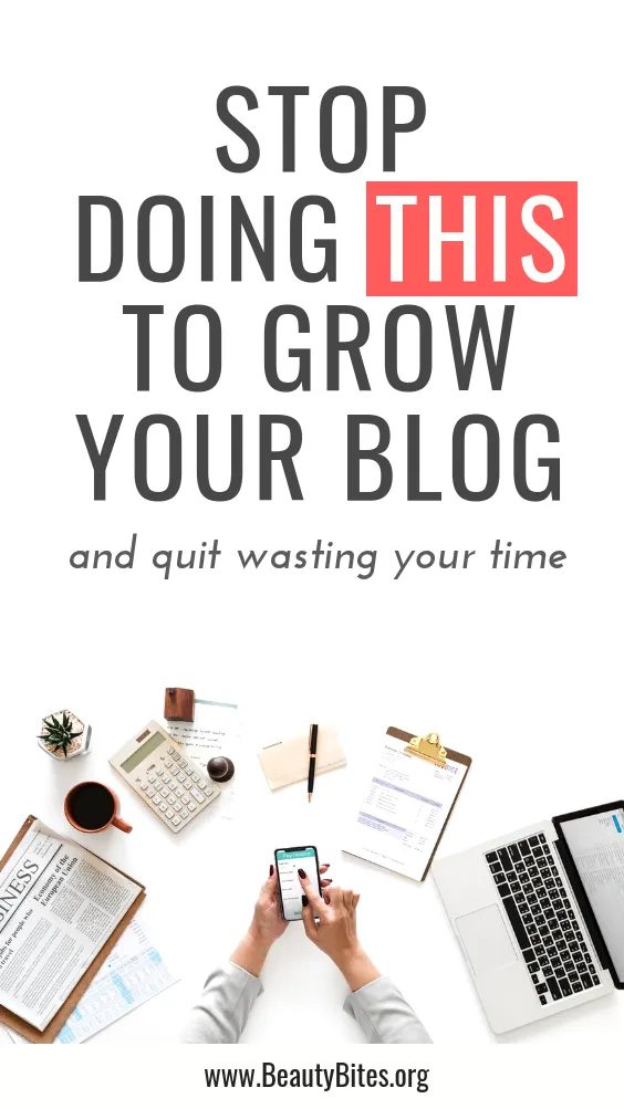 how to stop wasting your time and actually grow your blog - the one thing you need to do. Blogging tips to increase your blog traffic and…