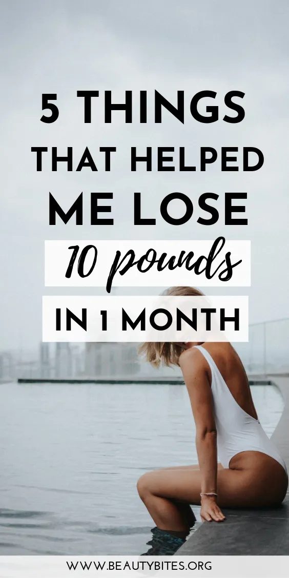 Lose 10 pounds in a month – 5 tips that actually work