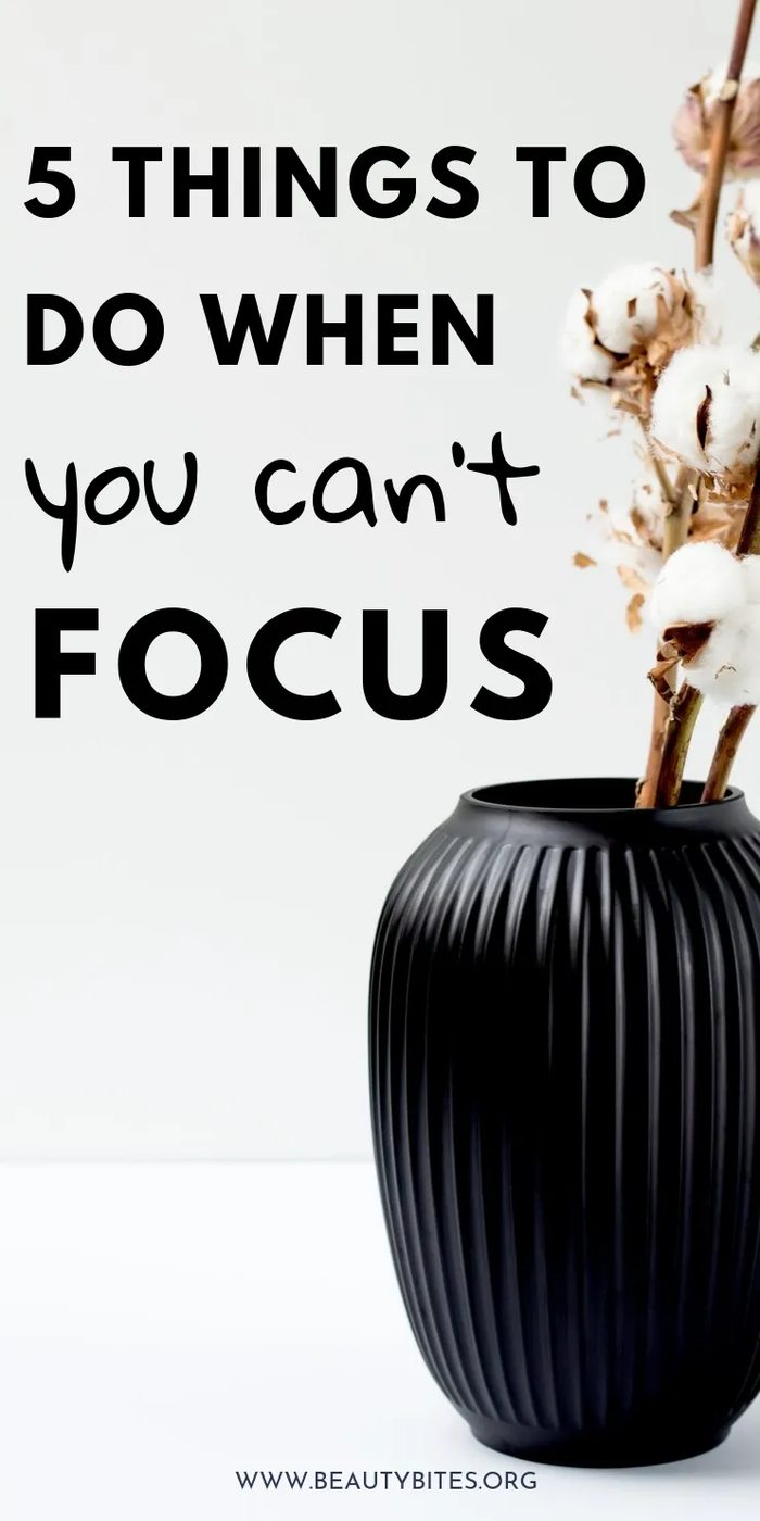 Stay focused when there’s so much to do