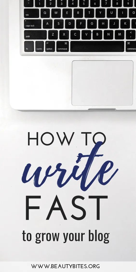 Write fast: 5 genius tips that worked for me