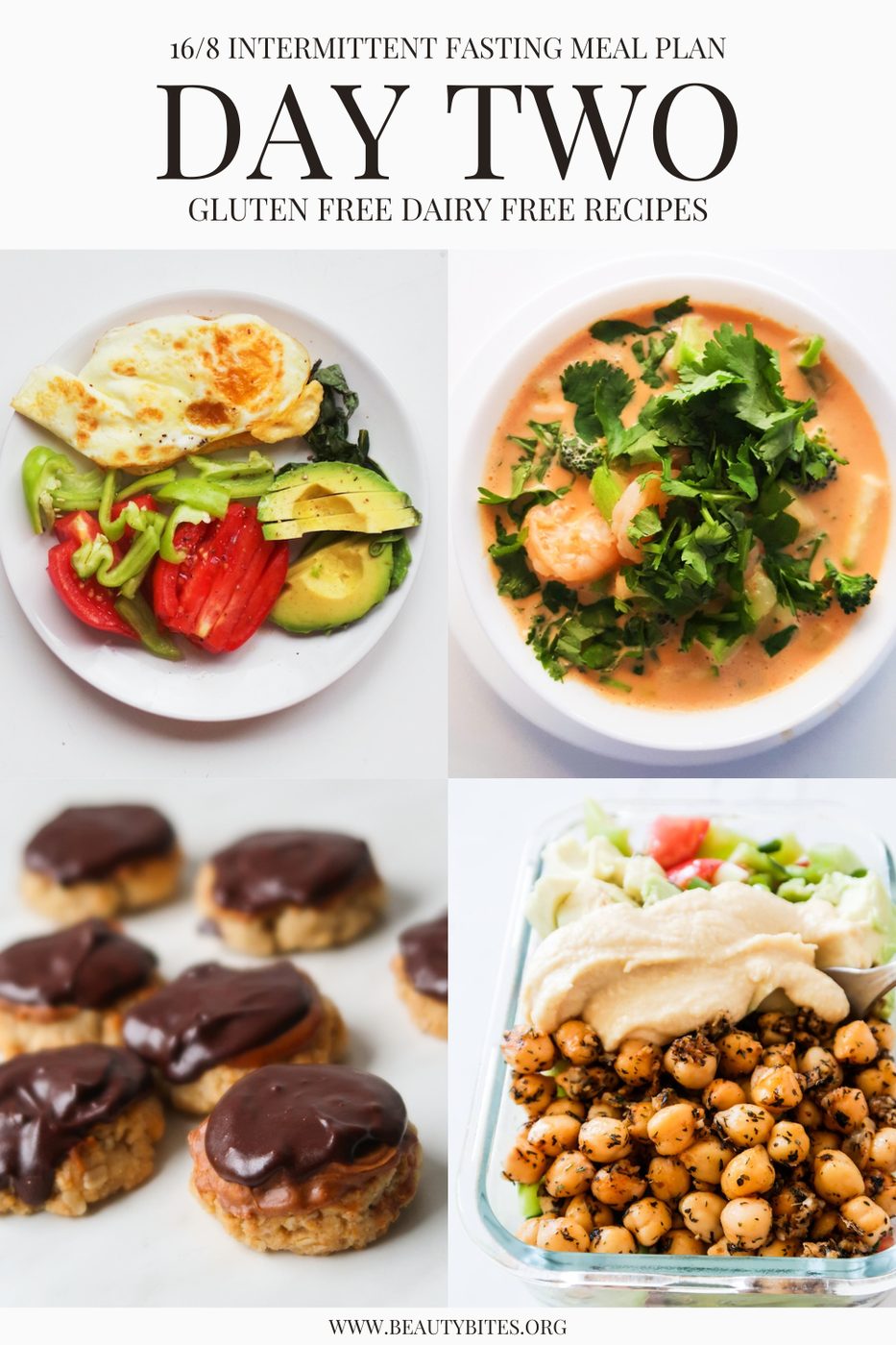Intermittent fasting meal plan for 7 days, 16/8 schedule