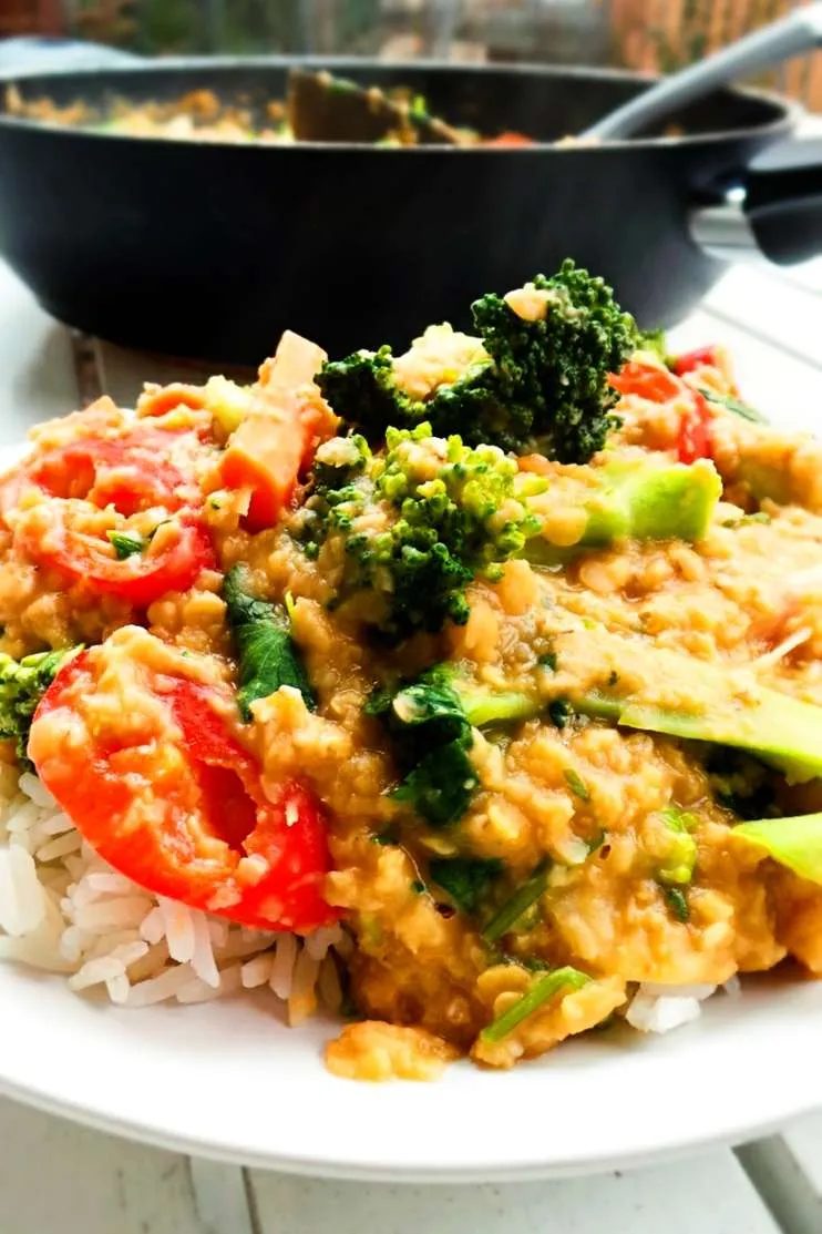 Lentil coconut curry
