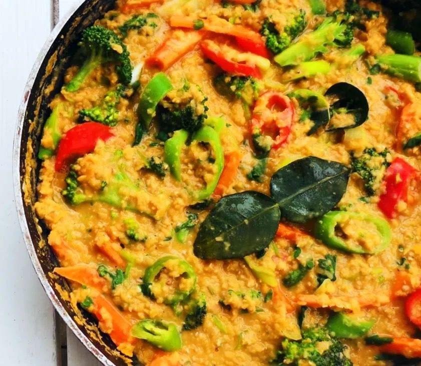 Lentil coconut curry