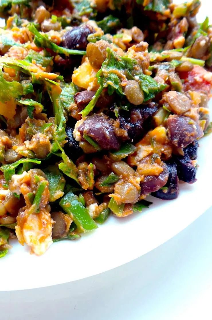 Mind blowing lentil salad dip