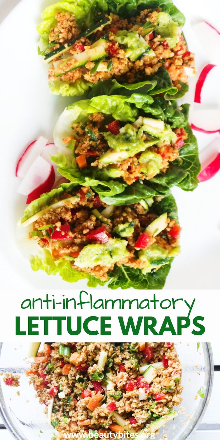 Tasty lettuce wraps recipe | vegan & low-carb