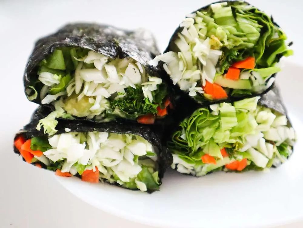 nori veg wraps - an simple low-GI snack for stable blood sugar