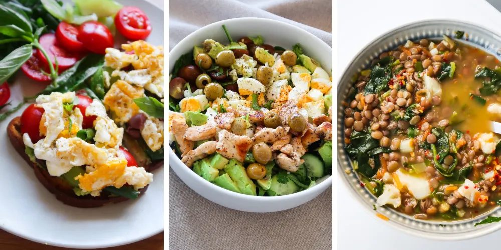Meal plan for energy and weight loss for 7 days