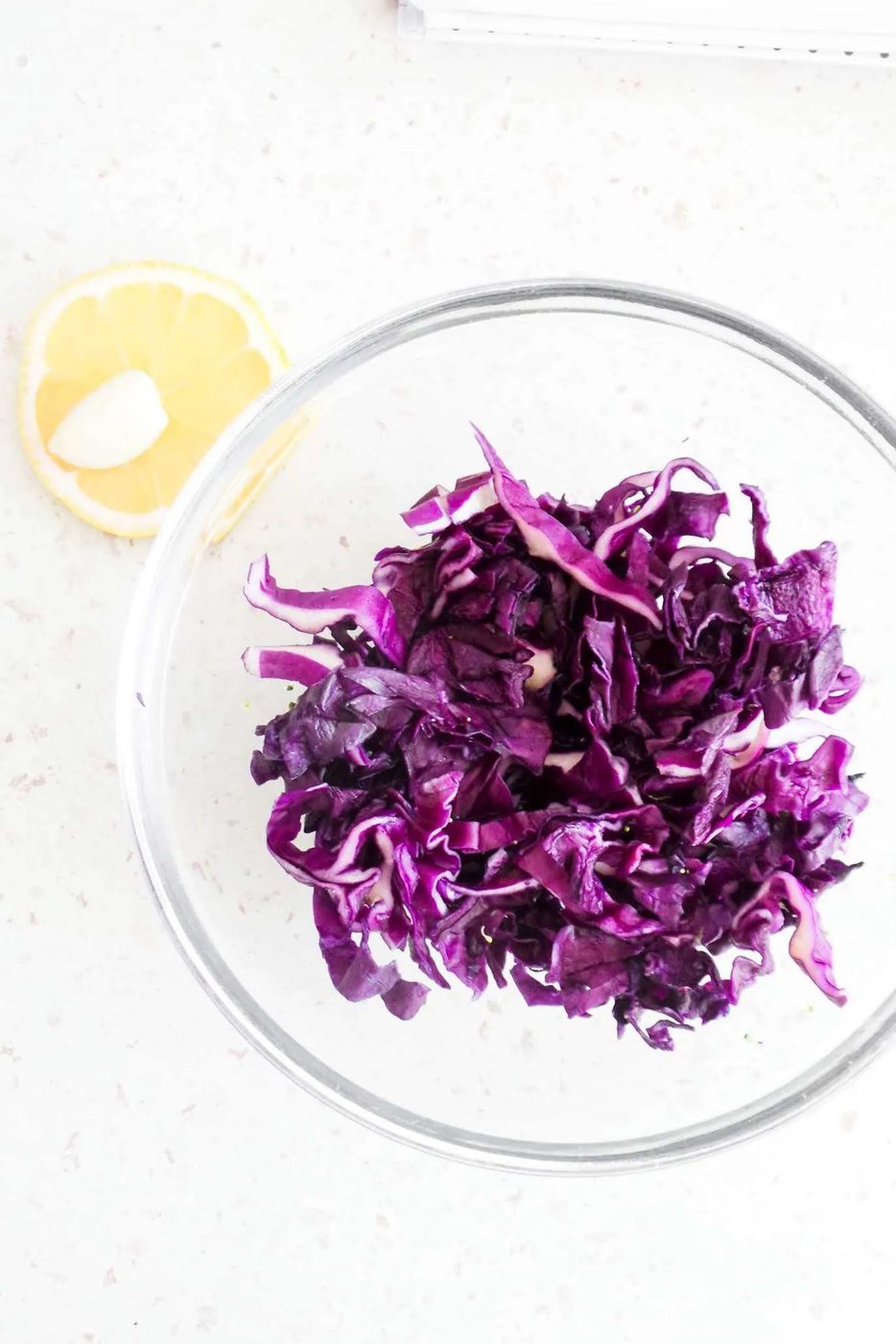 Mediterranean beets cabbage and chickpea salad