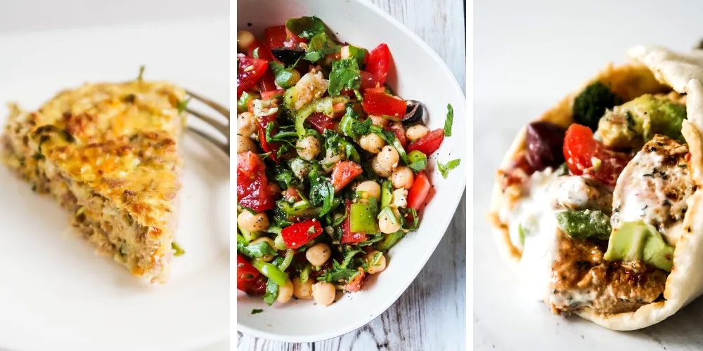Meal plan for 7 days for a Mediterranean diet