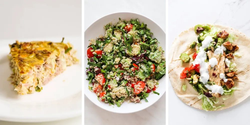 Meal plan for 7 days for a Mediterranean diet