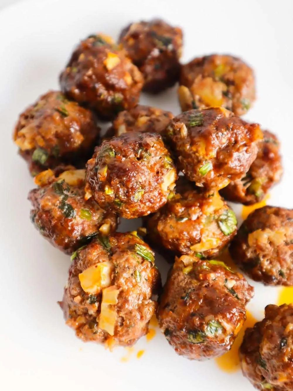 Mediterranean meatball wraps