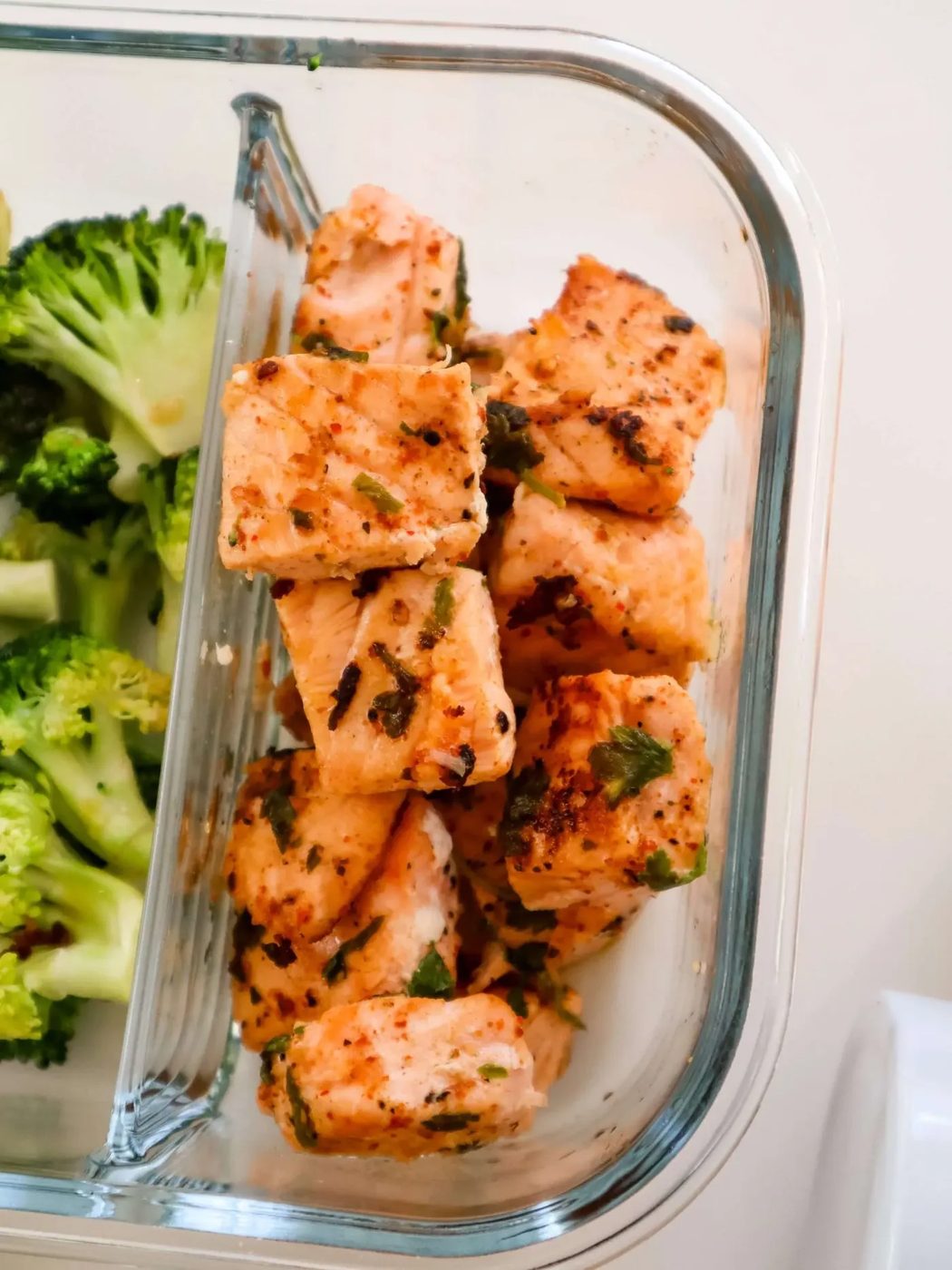 Mediterranean salmon bowl
