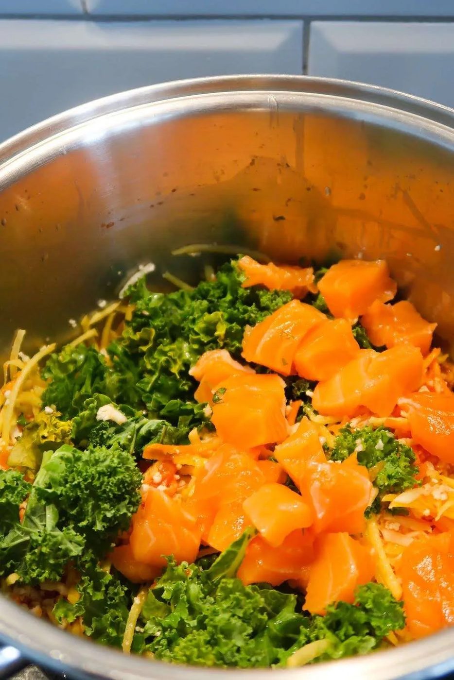 Mediterranean salmon soup