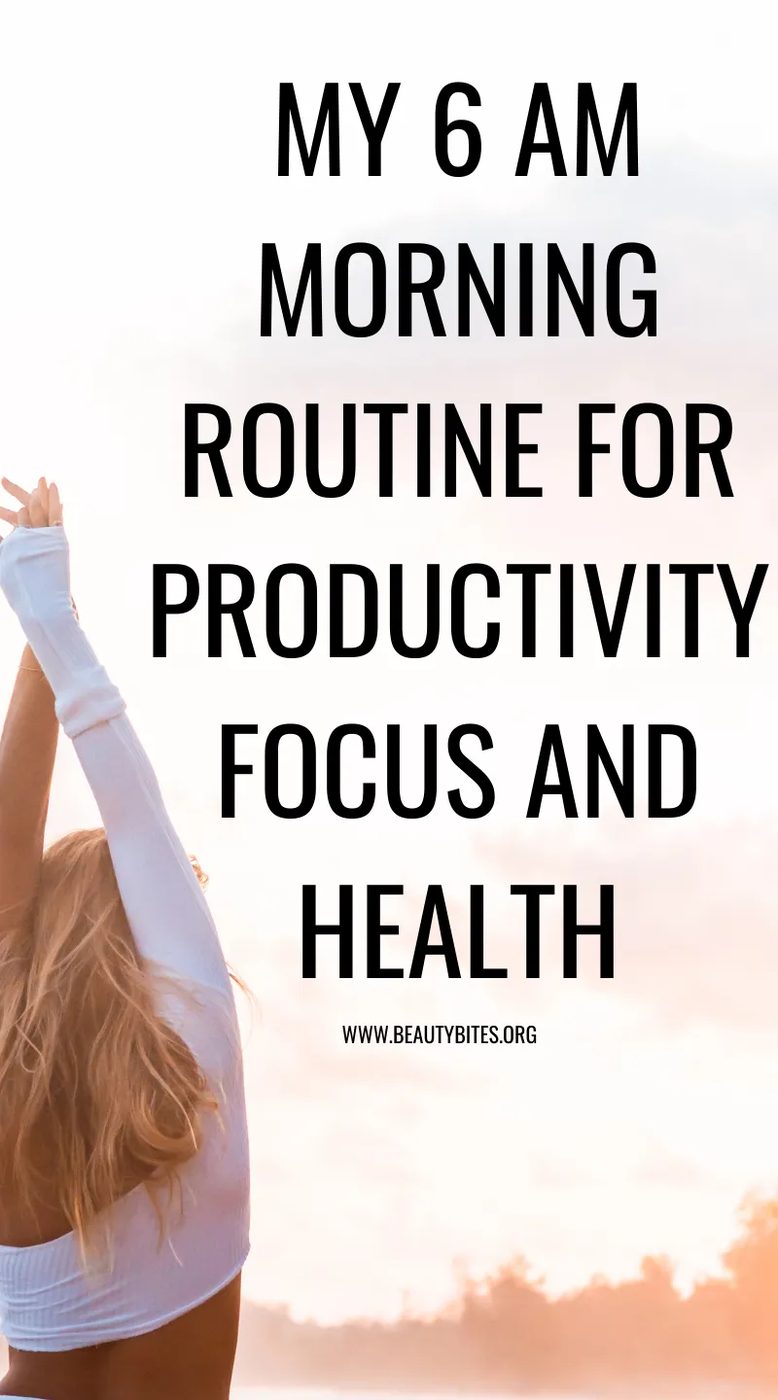 Morning routine for productivity, health and happiness