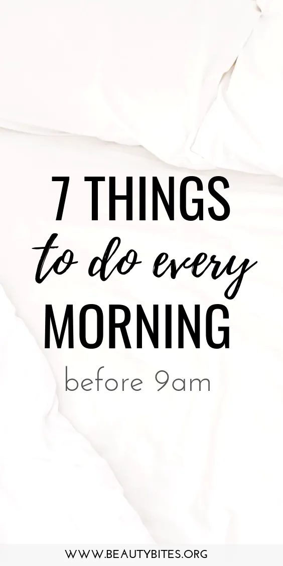 Morning routine for productivity, health and happiness