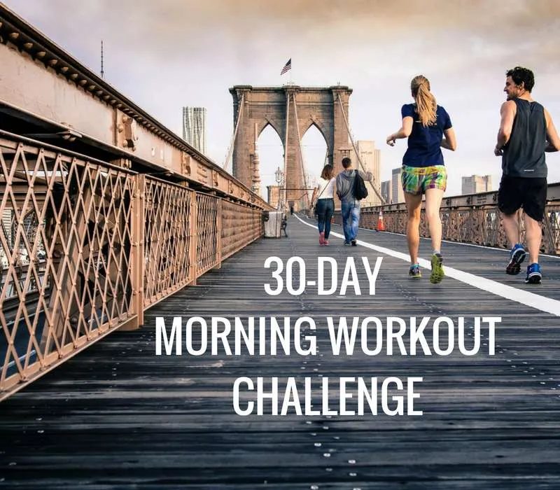 30-Day Morning Workout Challenge! You can exercise at home or at the gym - just do something every morning and enjoy the health benefits of…