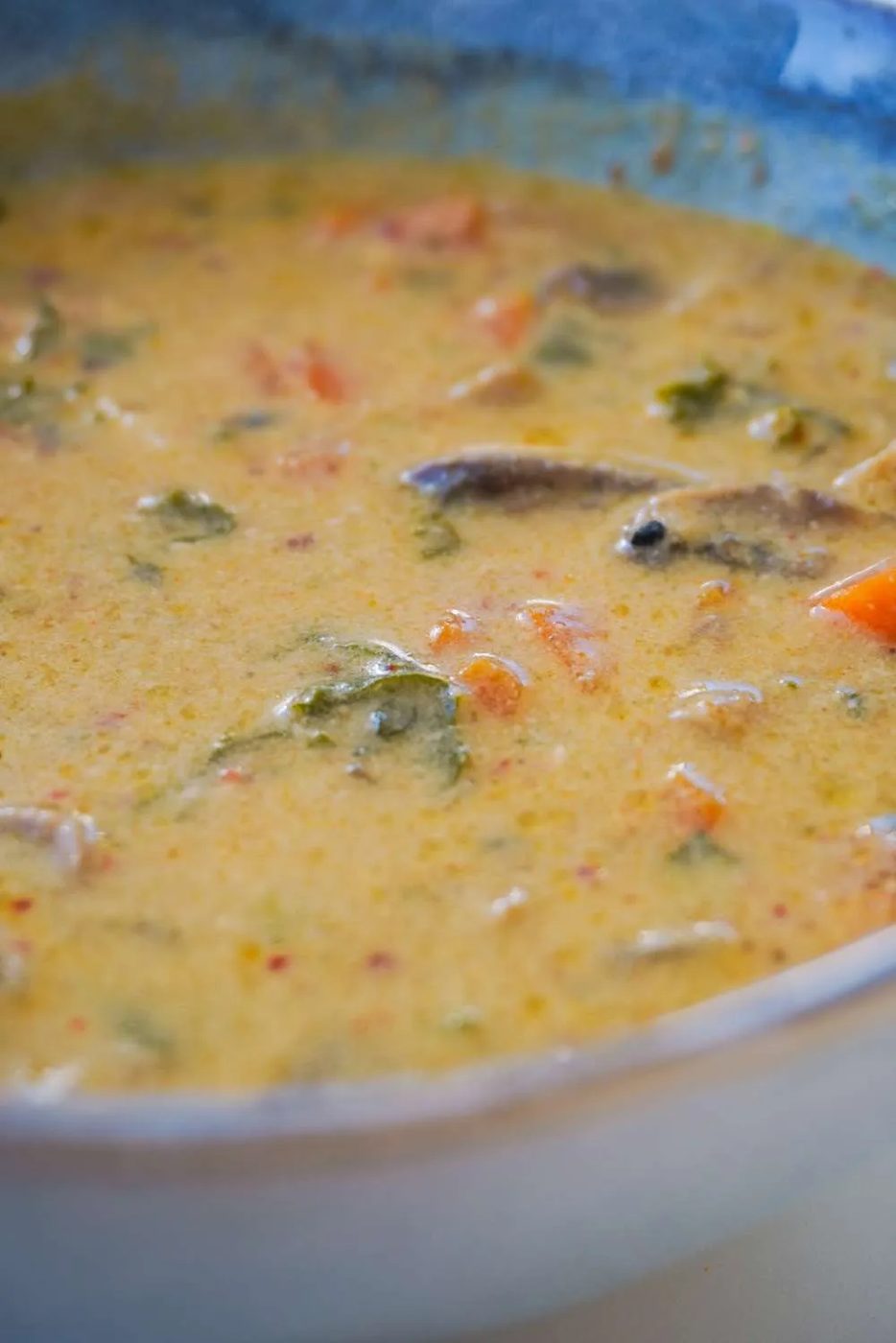 Mushroom soup, no cream, no flour