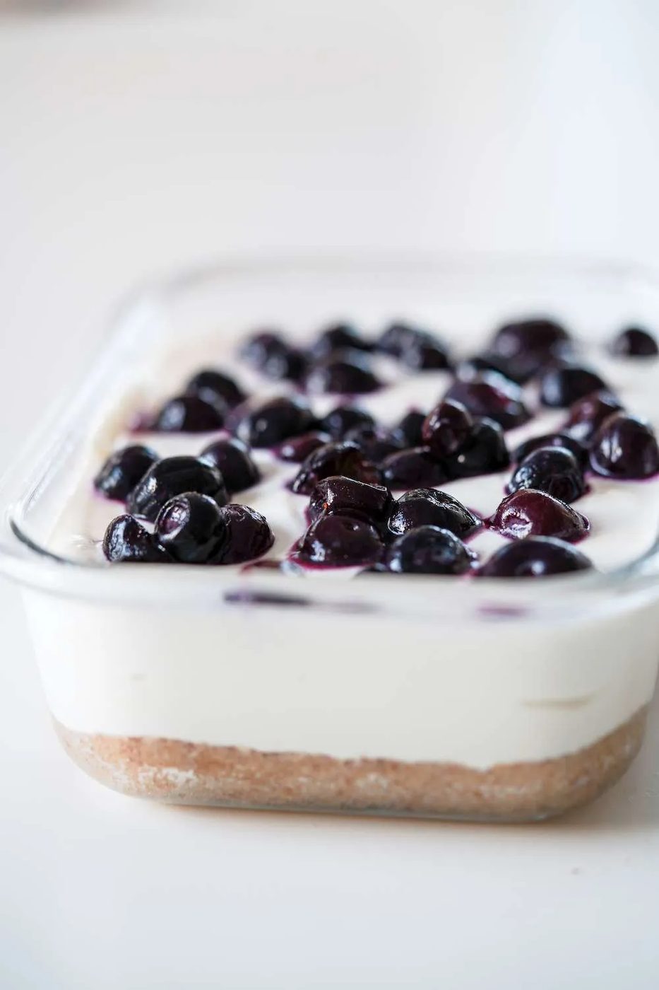 No-bake high-protein cheesecake, simple | low-carb