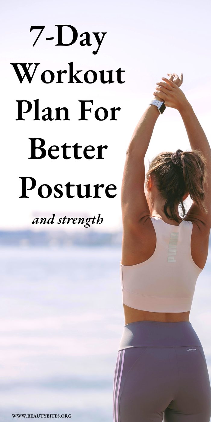 One week workout plan for better posture & strength